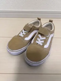 Vans ベージュ スニーカー マジックテープ付き