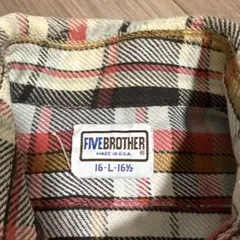 FIVE BROTHER 70〜80sネルシャツ ヘビネル USA