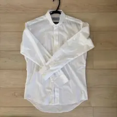 MAZZO ホワイト ウィングカラーシャツ