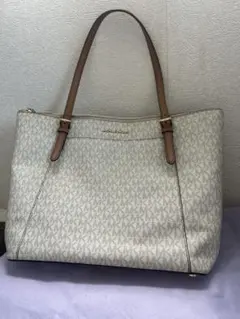 MICHAEL KORS トートバッグ MKシグネチャー ホワイトのサムネイル