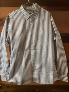 UNIQLO ストライプ 長袖シャツ Lサイズ