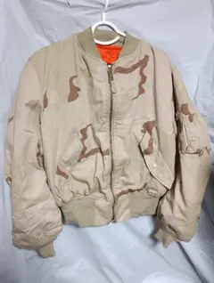 ALPHA3CデザートカモMAー1フライトジャケットジャンク