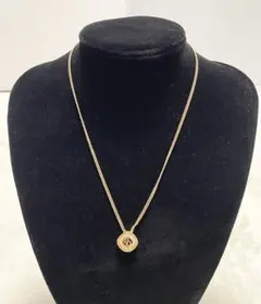 クリスチャンディオール　CDロゴ　ラインストーン　ネックレス