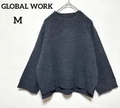 グローバルワーク/GLOBAL WORK ニット　M ワイドスリーブ　カジュアル