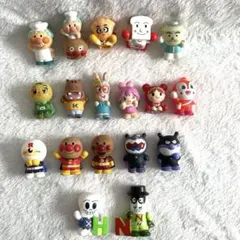 ☆☆アンパンマンと仲間達・ソフビフィギュア・指人形等・計18体☆☆