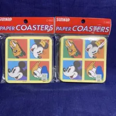 ディズニー　ペーパーコースター　8枚入　2個セット