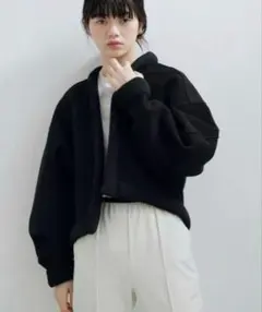 ADAM ET ROPE' FEMME パフィーコンビ カーディガン