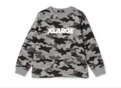 xlarge kids カモフラージュ ロンT 110cm