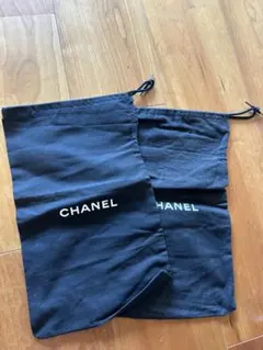 シャネル CHANEL 靴 シューズ 布保存袋 2枚セット 巾着 - メルカリ