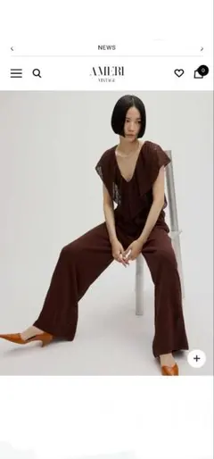 AMERI MEDI RUFFLE KNIT ROMPERS