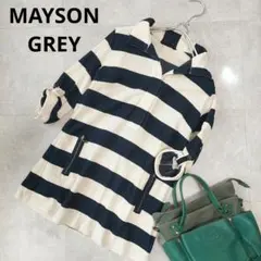 MAYSON GREY　メイソングレイ　ロールアップ　ボーダーチュニック