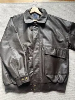 レザージャケット　ブラウン