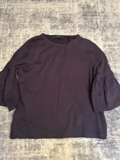 SACRA ダークネイビー 五分袖 トップス 38