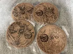 鬼滅の刃 刀鍛冶の里編 絵巻カフェ 原画コルクコースター 積怒 可楽 哀絶 空喜