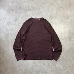 Levi's サーマル ボーダーロンt STANDARD Mサイズ y2k 平成