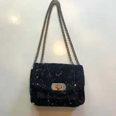 スエード ショルダーバッグ