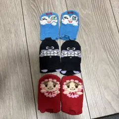 ベビー靴下 4足セット キャラクター柄