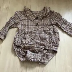 mamaraku★バースデイ★ロンパース