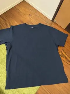 新古未使用‼️ユニクロTシャツ ネイビー　メンズ4XL 綿100%