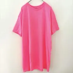 GILDAN ギルダン 半袖 Tシャツ 蛍光ピンク ネオンピンク 【M】のサムネイル