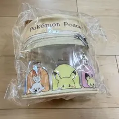 【未使用】3COINS ポケピース　筒型ポーチ　ポケモン　スリーコインズ
