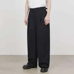 marka ツータックミリタリートラウザーズ ブラックサイズ2