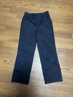 GU ネイビー ストレートパンツ　Ｌサイズ