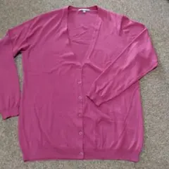 ユニクロ　Vネックカーディガン　綿 XXL