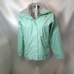 141♪ザ・ノースフェイスミントグリーン フード付き マウンテンパーカー薄地M