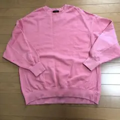 JEANASIS ピンク スウェット Fサイズ