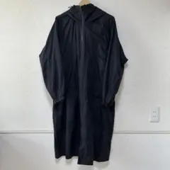 UNIQLOU コットンフーデッドコート　M ブラック