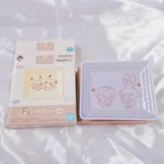 ポケモン ポケピース 一番くじ F賞 レースプレート ヒバニー ニャスパー