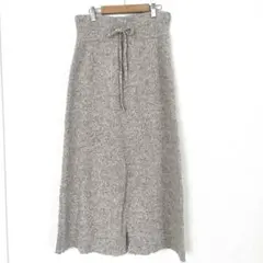 KASTANE ベージュ系　ニット　ロングスカート　　美品　F