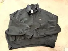 Nike ポロネック スウェット ブラック