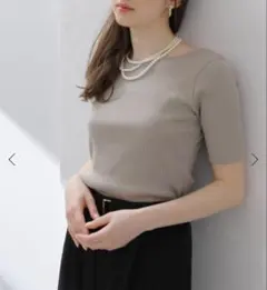 ラトータリテ　2wayリブカットソーのサムネイル
