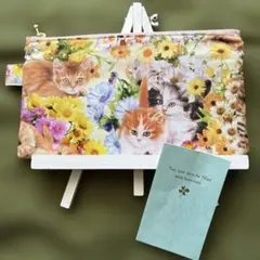 ねこポーチ 編み物 ハンドメイド 巾着 メイクポーチ 猫 動物 - メルカリ
