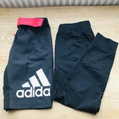 adidas ショートパンツと薄手パンツ　130