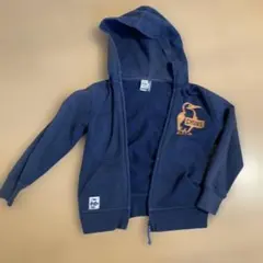 CHUMS フード付きパーカー ネイビー