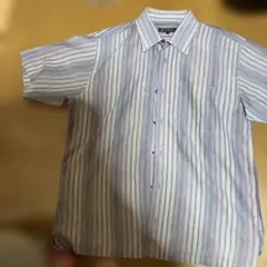 H・Lストライプ 半袖シャツ Lサイズ