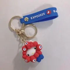 大阪関西万博　ミャクミャク×サンリオなりきり立体キーホルダー　ハローキティ