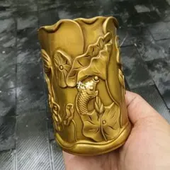 中国 台湾 獅祥 石彫刻 置き物 筆立て1点 - メルカリ