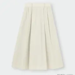 GU タックフレアミディスカート　フレアスカート　Mサイズ