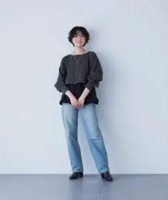 【美品】ヤヌーク yanuk ボーイズストレート