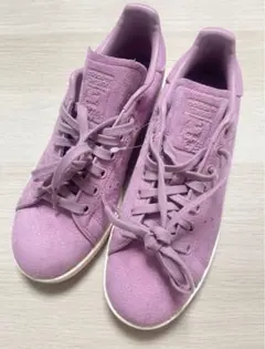アディダス スタンスミス 24.5cm マカロンパック パープル