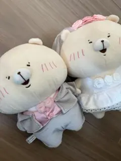ともだちはくま　新郎新婦ぬいぐるみ×牛（丑）くまちゃんセット ともだちはくま 新郎新婦ぬいぐるみ×牛（丑）くまちゃんセット