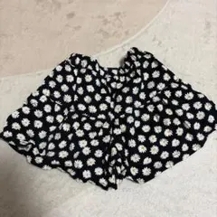 【美品】120 女の子　GU 花柄キュロットスカート