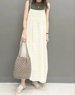 アーバンリサーチ　キャミソールワンピース　キャミワンピ　ロングワンピース