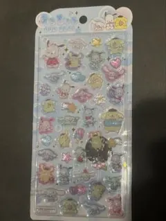 サンリオ うるちゅるpop seal ポチャッコ　プリン　シナモン