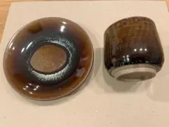 ⭐︎美品⭐︎小石原焼き 陶器のコーヒーカップとソーサーセット 1セットのみ