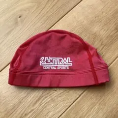 CENTRAL SPORTS 水泳帽 Mサイズ　赤